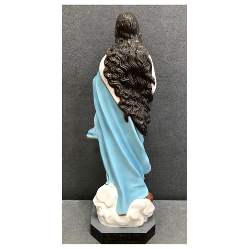 Estatua Virgen María del Murillo fibra de vidrio pintada 105 cm 13