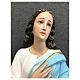 Imagem Nossa Senhora da Imaculada Conceição de Murillo fibra de vidro pintada 105 cm s9