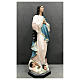Virgen María del Murillo ángeles 130 cm estatua fibra de vidrio pintada s5