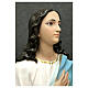 Virgen María del Murillo ángeles 130 cm estatua fibra de vidrio pintada s7