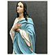 Virgen María del Murillo ángeles 130 cm estatua fibra de vidrio pintada s11