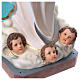 Statue of Our Lady of Murillo little angels 155 cm painted fibreglass s9
