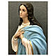 Estatua Virgen María del Murillo angelitos 155 cm fibra de vidrio pintada s5