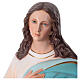 Estatua Virgen María del Murillo angelitos 155 cm fibra de vidrio pintada s6
