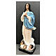 Statua Madonna Assunta Murillo angioletti 155 cm vetroresina dipinta s3