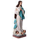 Statue of Our Lady of Assumption Murillo angels 155 cm painted fiberglass s7
