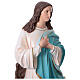 Statue of Our Lady of Assumption Murillo angels 155 cm painted fiberglass s8