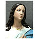 Statue Vierge de Murillo fibre de verre peinte 180 cm s2