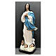Statue Vierge de Murillo fibre de verre peinte 180 cm s3