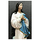 Statue Vierge de Murillo fibre de verre peinte 180 cm s10