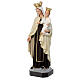 Statue Notre-Dame du Mont-Carmel couronne dorée 65 cm fibre de verre peinte s3