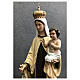 Statue of Our Lady of Mount Carmel in painted fiberglass 80 cm s4