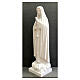 Estatua Virgen de Fátima 180 cm fibra de vidrio blanca exterior s3