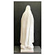 Estatua Virgen de Fátima 180 cm fibra de vidrio blanca exterior s9