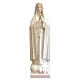 Statue Notre-Dame de Fatima 180 cm fibre de verre blanche extérieur s1