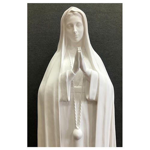 Figura Madonna z Fatimy, 180 cm, włókno szklane białe, na zewnątrz 4