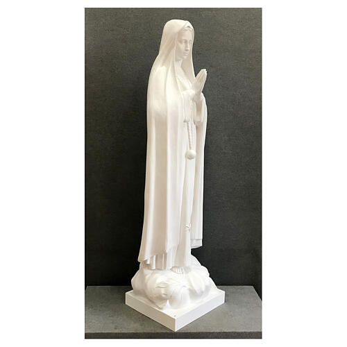 Figura Madonna z Fatimy, 180 cm, włókno szklane białe, na zewnątrz 5