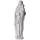 Estatua Virgen Niño 145 cm blanca exterior s1