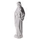 Estatua Virgen Niño 145 cm blanca exterior s3