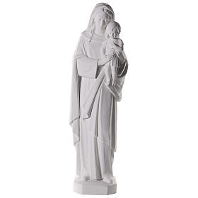 Statua Madonna bambino 145 cm bianca esterno