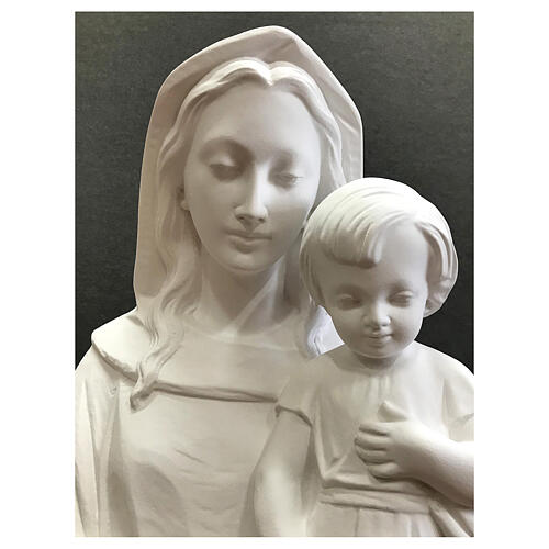 Figura Matka Boża Dzieciątko 145 cm biała na zewnątrz 4