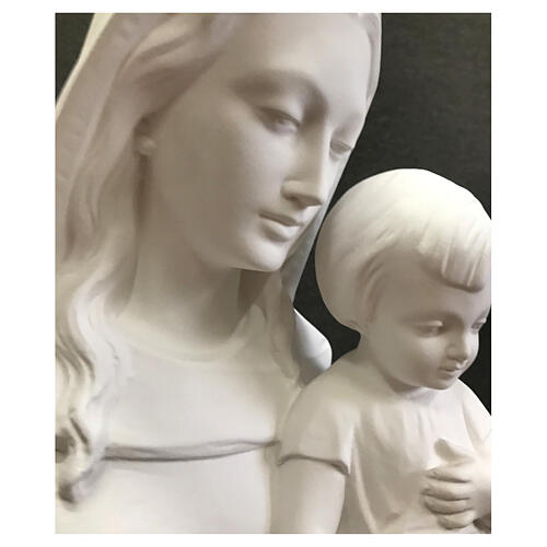 Figura Matka Boża Dzieciątko 145 cm biała na zewnątrz 7
