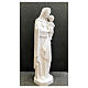 Figura Matka Boża Dzieciątko 145 cm biała na zewnątrz s5