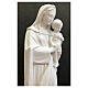 Figura Matka Boża Dzieciątko 145 cm biała na zewnątrz s6