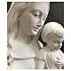Figura Matka Boża Dzieciątko 145 cm biała na zewnątrz s7