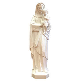Imagem Nossa Senhora com o Menino Jesus fibra de vidro branca 145 cm PARA EXTERIOR