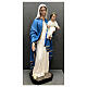 Estatua Virgen con Niño 170 cm fibra de vidrio pintada s5