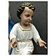 Statue Vierge à l'Enfant 170 cm fibre de verre peinte s7