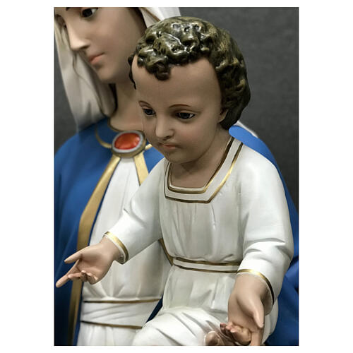 Mary with Child statue 170 cm painted fiberglass 9