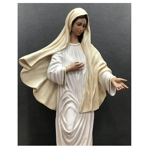 Statue of Our Lady of Medjugorje 170 cm painted fibreglass 2