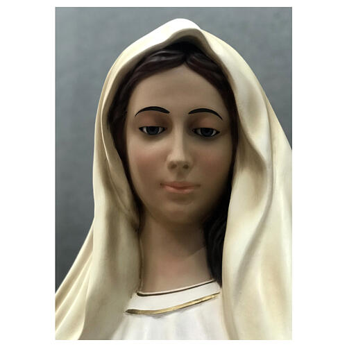 Estatua Virgen Medjugorje 170 cm fibra de vidrio pintada 6
