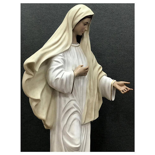 Estatua Virgen Medjugorje 170 cm fibra de vidrio pintada 7