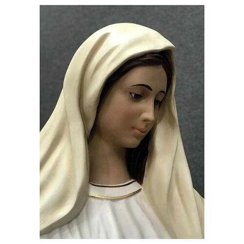 Estatua Virgen Medjugorje 170 cm fibra de vidrio pintada 8
