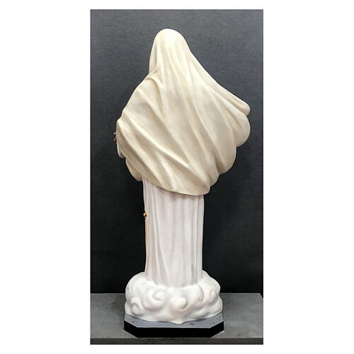 Estatua Virgen Medjugorje 170 cm fibra de vidrio pintada 12