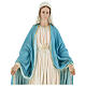 Statue of Our Lady of Miracles on world 70 cm painted fibreglass s2