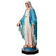 Statue of Our Lady of Miracles with snake 85 cm painted fibreglass s3
