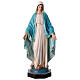 Estatua Virgen Milagrosa aplasta serpiente 85 cm fibra de vidrio pintada s1