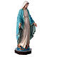Estatua Virgen Milagrosa aplasta serpiente 85 cm fibra de vidrio pintada s5