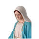 Blessed Mary statue stepping on snake 85 cm painted fiberglass s4