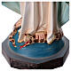 Blessed Mary statue stepping on snake 85 cm painted fiberglass s9