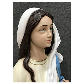Estatua Virgen de Nazaret fibra de vidrio pintada 110 cm