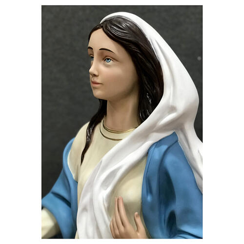 Estatua Virgen de Nazaret fibra de vidrio pintada 110 cm 6