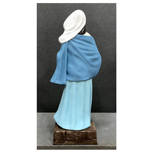 Estatua Virgen de Nazaret fibra de vidrio pintada 110 cm 9