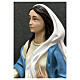 Estatua Virgen de Nazaret fibra de vidrio pintada 110 cm s6