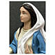 Statue of Mary of Nazareth painted fiberglass 110 cm s6