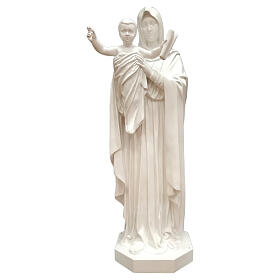 Statue Our Lady Queen of the Apostles 100 cm white fiberglass